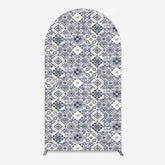 Lofaris Mediterranean Pattern Simple Birthday Arch Backdrop